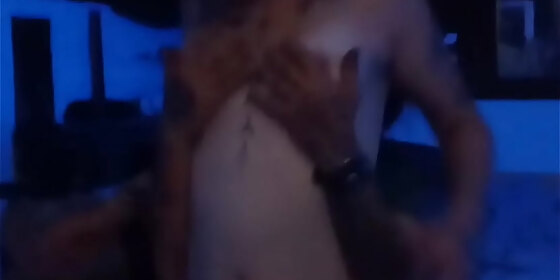 redhead takes it doggy