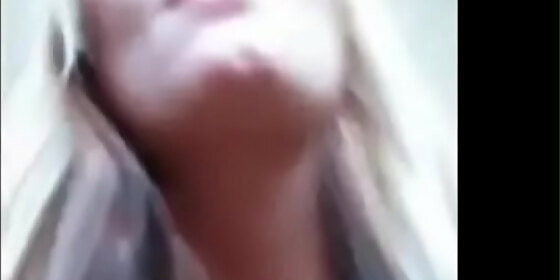 amateur blonde teen creampie on webcam