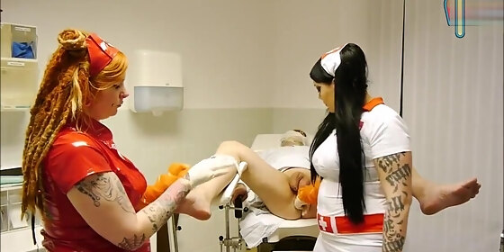 Nurse Porn German - German Femdom Nurses HD SEX Porn Video 3:06