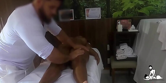 real tantric massage with 18 year old girl naked in the office