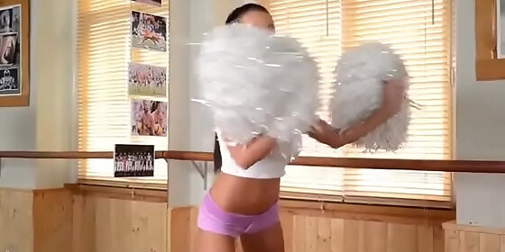 she is fucked by two in training