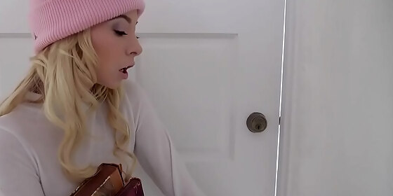 step sister face fucked by stepbrother for stealing his phone