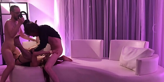 april snow late night fuckparty facial bts