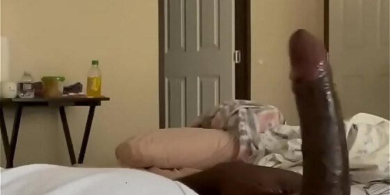 sucking big black cock