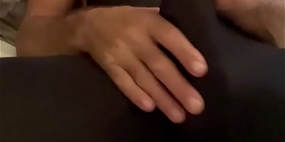 jaybeans69 pantyhose cock play and cum