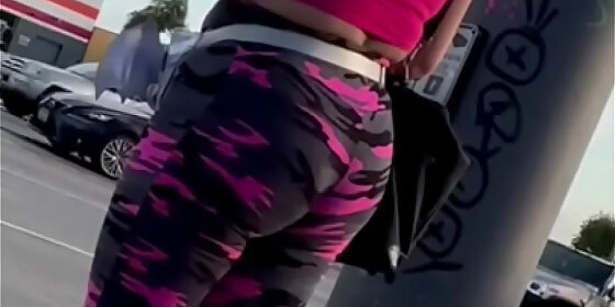 thick latina lets me stroke my dick on her shoulder