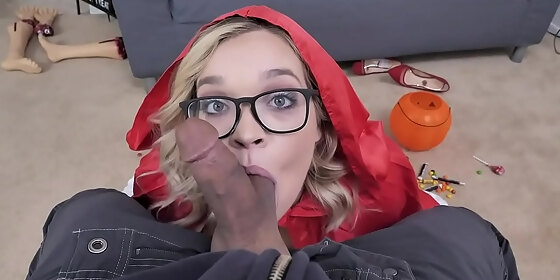 petite babe katie kush enjoys her stepbro cock deep inside her mouth
