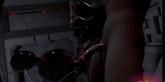 citor3 3d vr game full latex suit thick milf with huge tits blows and swallows slave cum