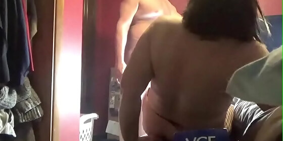 making her moan with a fat dildo