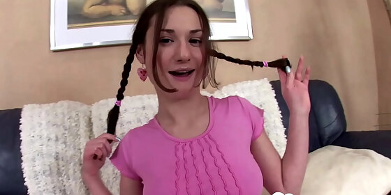 hot babysitter gets her shaved slit rammed
