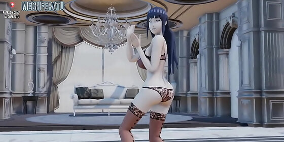 mmd hinata hyuuga apple pie