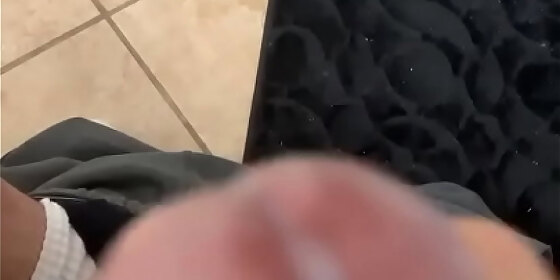 stroking my throbbing dick