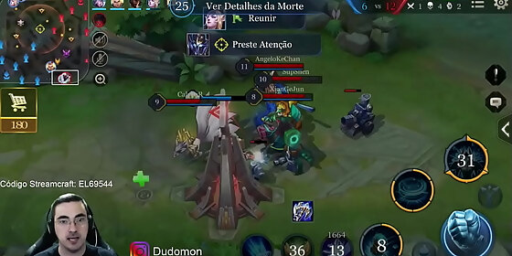 dudomon de taara levando d na botlane
