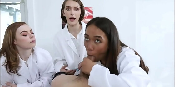 petite teen stepsister natalie porkman and best friends aria skye riley grey threesome with stepbrother during science experiment pov