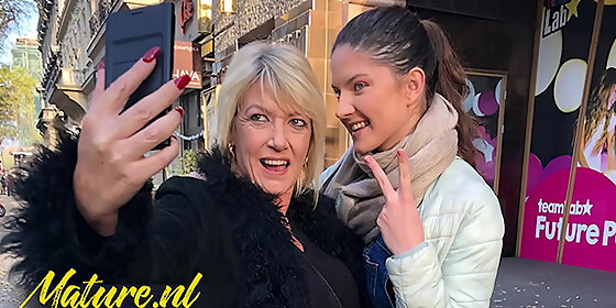 56 year old milf amy goes on tinder date with inexperienced teen francesca dicaprio