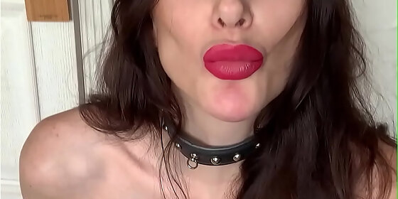 the whore ends up standing in front of you on her knees