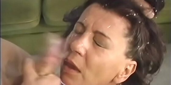 experienced milf with short dark hair takes off her white lingerie and rides a big hard cock of a young stud in the office