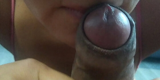 this bitch loves to smell my dick