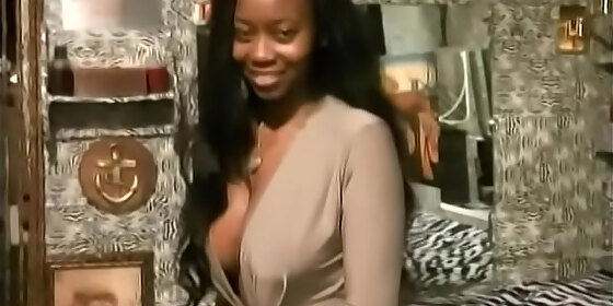ebony dream girl with the best breasts in porn gets creampie cumshot powerload climax the hottest interracial scene in porn ever