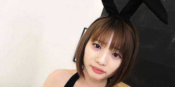 yuika takigawa got into her bunny ears and her lil black