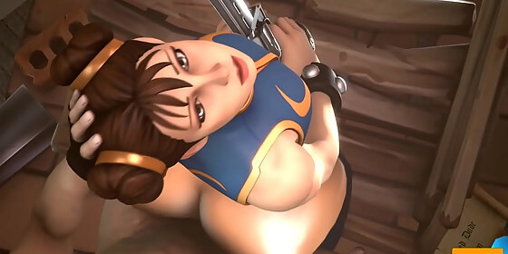 chun li is fucked by a fortnite player