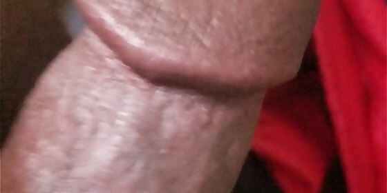 stroking my hard dick