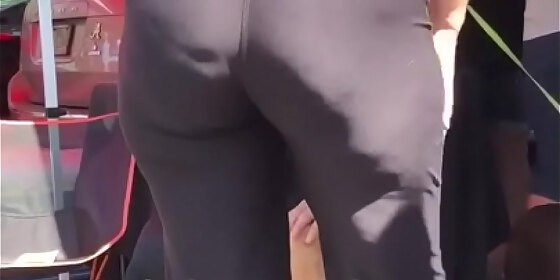 older lady with rich buttocks