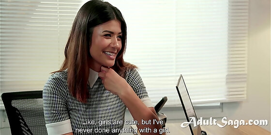 my boss s first lesbian experience
