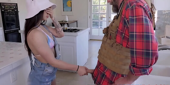 stepgrandpa teaches mia moore to fish