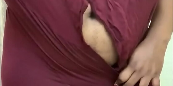 bouncing my big chocolate tits