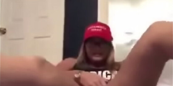 blonde shows herself off