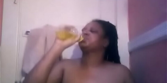 farrah chugging and puking
