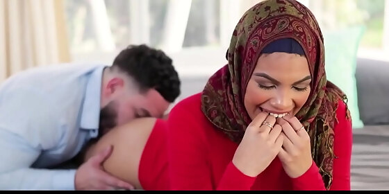 muslimsfuck arab stepsister in hijab gets prepared for arranged marriage maya farrell